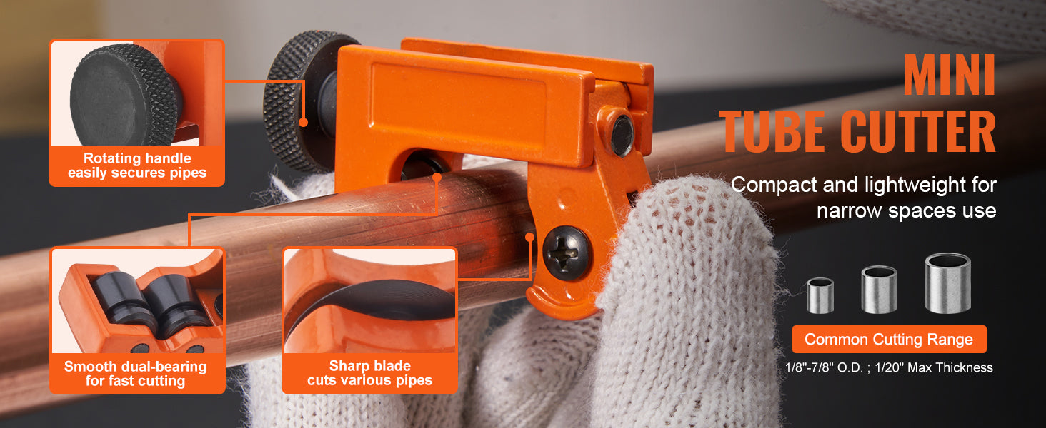 Tubing Cutter Set with Deburring Tool