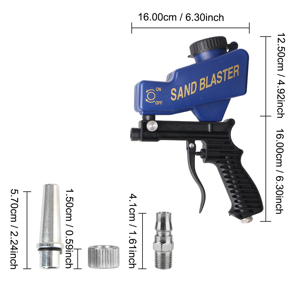 Gravity Feed Sandblasting Gun
